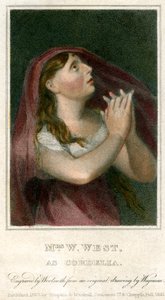 Sra. W West como Cordelia, 1820.
