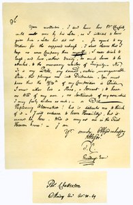 Carta de Thomas Chatterton a William Barrett, 1769. de Thomas Chatterton