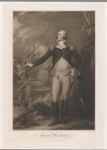 Portret de George Washington General Washington (título no objeto) de Thomas Cheesman