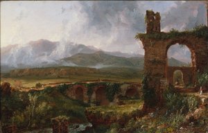 Uma vista perto de Tivoli (manhã) de Thomas Cole