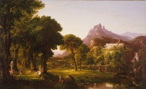 Sonho da Arcádia de Thomas Cole