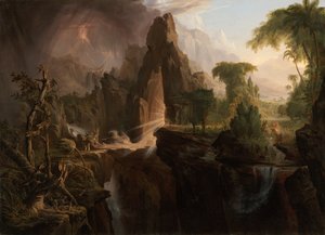 Expulsão do Jardim do Éden de Thomas Cole