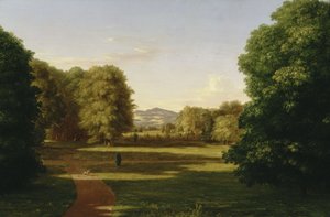 Jardins da casa senhorial Van Rensselaer de Thomas Cole