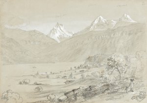 Paisagem com o Jungfrau de Thomas Cole