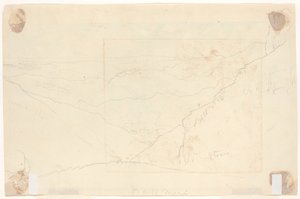 Paisagem de montanha [verso] de Thomas Cole