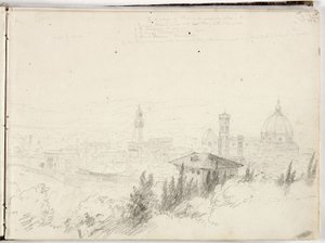 Panorama de Florença de Thomas Cole