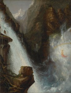Cena de «Manfred» de Byron de Thomas Cole