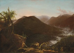Nascer do sol em Catskills, 1826. de Thomas Cole