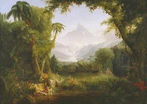 O Jardim do Éden de Thomas Cole