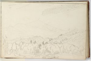Vista da Montanha Schroon Olhando para o Norte 28 de Junho de Thomas Cole