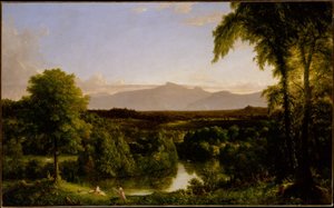 Vista sobre os Catskills - início do outono de Thomas Cole