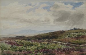 Olhando para Chanctonbury, West Sussex de Thomas Collier