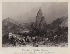 Exterior do Templo Hindoo (cor litho)