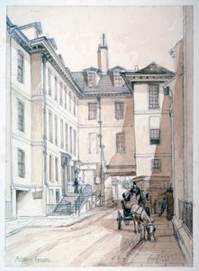 Austin Friars Street, Cidade de Londres, 1851. de Thomas Colman Dibdin