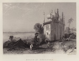 Musjid em Ghazipore (cor litho) de Thomas Colman Dibdin