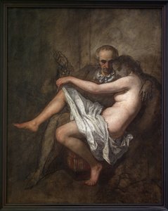 Baudelaire e o Presidente Sabatier. Uma pintura intimista e inacabada que retrata o poeta Charles Baudelaire (1821-1867) e sua musa, Apollonie Aglae Sabatier (1822-1889), conhecida como a presidente que sediou um salão mundano em Paris no século XIX. Th