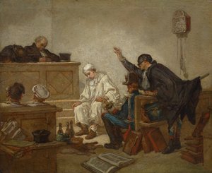 Pierrot no tribunal penal de Thomas Couture