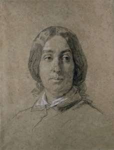 Retrato de George Sand. de Thomas Couture