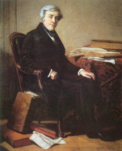 Retrato de Jules Michelet (1798-1874) de Thomas Couture