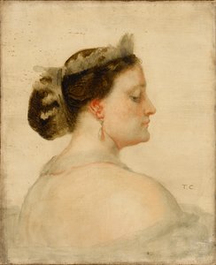Retrato de Mathilde Bonaparte 1820-1904, princesa francesa de Thomas Couture