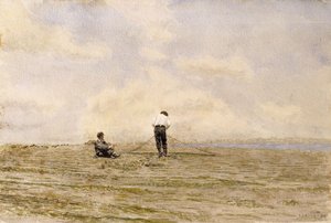 Reparando a Rede, 1882 de Thomas Cowperthwait Eakins