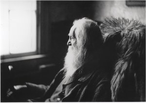 Walt Whitman em Camden, N.J., c.1891 (impressão a prata sobre papel) de Thomas Cowperthwait Eakins