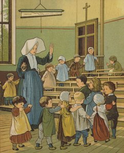Rouen: berbequim escolar (cor litho) de Thomas Crane