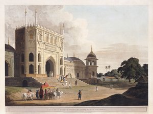 Portão de uma mesquita construída por Hafiz Ramut, Pillibeat, 1825-1826