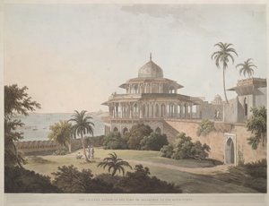 O Catão de Chalees no Forte de Allahabad no rio Jumna