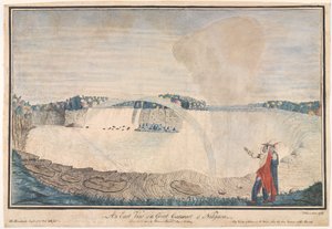  Uma Vista Leste da Grande Catarata do Niágara , 1762