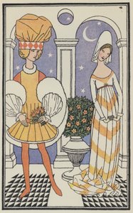 Ilustração para O Decameron de Boccaccio (litografia a cores)