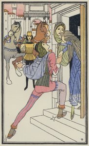 Ilustração para O Decameron de Boccaccio (litografia a cores)