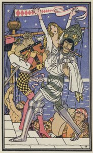 Ilustração para O Decameron de Boccaccio (litografia a cores)