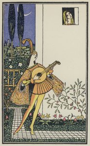 Ilustração para O Decameron de Boccaccio (litografia a cores)