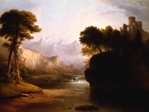Paisagem fantástica, 1834.