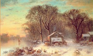 Inverno em Malden, Massachusetts, 1864