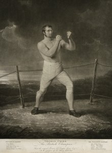 Thomas Cribb, gravada por Anthony Molteno (fl.1783-1830) (litho) de Thomas Douglas (after) Guest