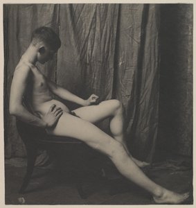 Nu de Bill Duckett, na Art Students’ League de Filadélfia de Thomas Eakins