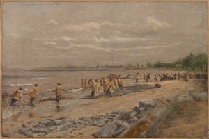 Recolha da rede de cerco de Thomas Eakins