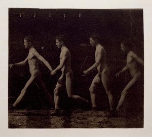 Marey Wheel Fotografias de Modelo Não Identificado, 1884. de Thomas Eakins