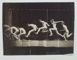 Marey Wheel Fotografias de Modelo Não Identificado, 1884. de Thomas Eakins