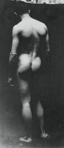 Nu em pé Samuel Murray, c. 1890-1892.