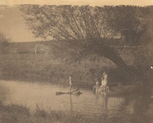 [Susan Macdowell e as crianças Crowell em Avondale, Pensilvânia] de Thomas Eakins