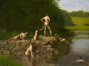 Natação  de Thomas Eakins