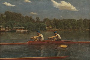 A Corrida dos Irmãos Biglin, 1872. de Thomas Eakins