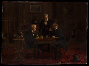 Os jogadores de xadrez de Thomas Eakins
