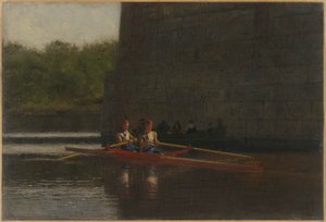 Os remadores (Os Irmãos Schreiber) de Thomas Eakins