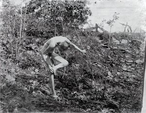 Extrator de Espinho, c. 1883. de Thomas Eakins