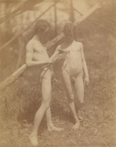 [Dois nus masculinos]. de Thomas Eakins