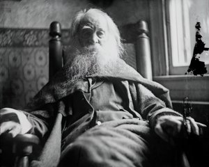 Walt Whitman em Camden, N.J., c. 1891. de Thomas Eakins
